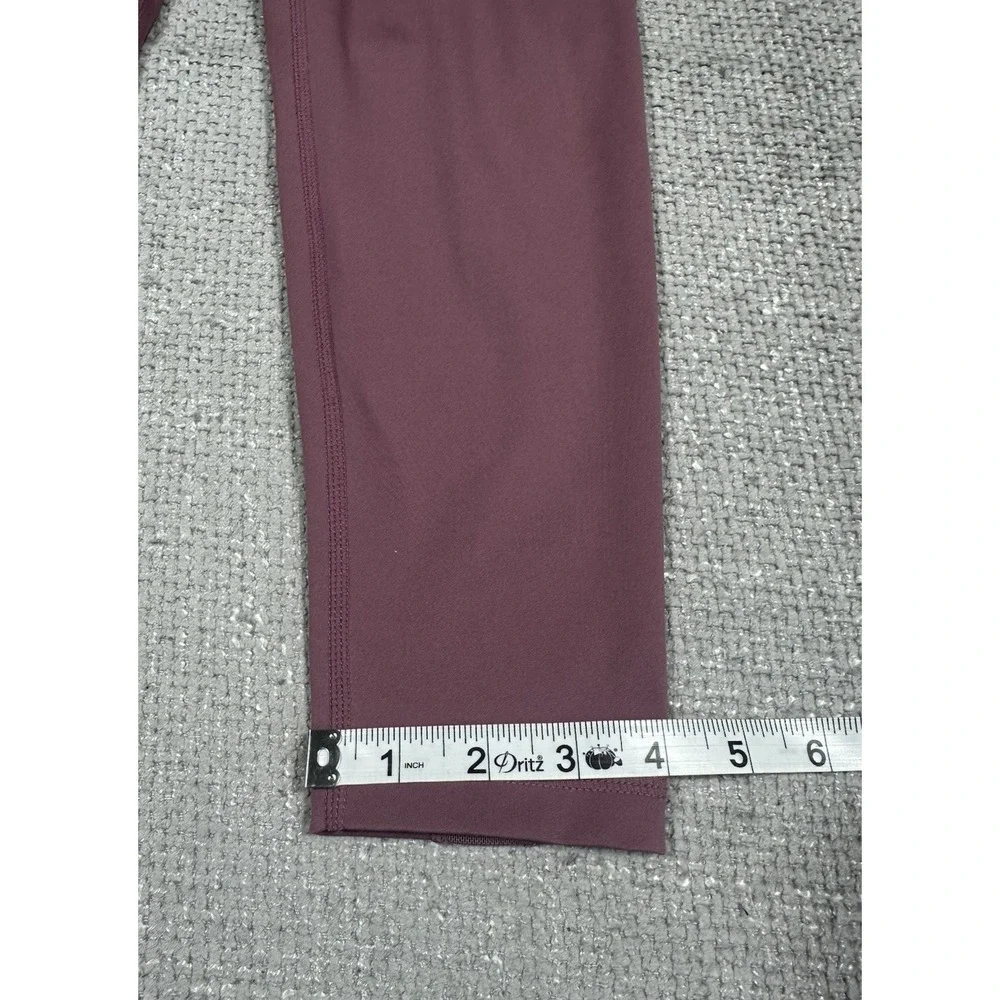 Nike Pro Leggings Womens Medium Mulberry Dri Fit Pockets 7/8 DN4691-533